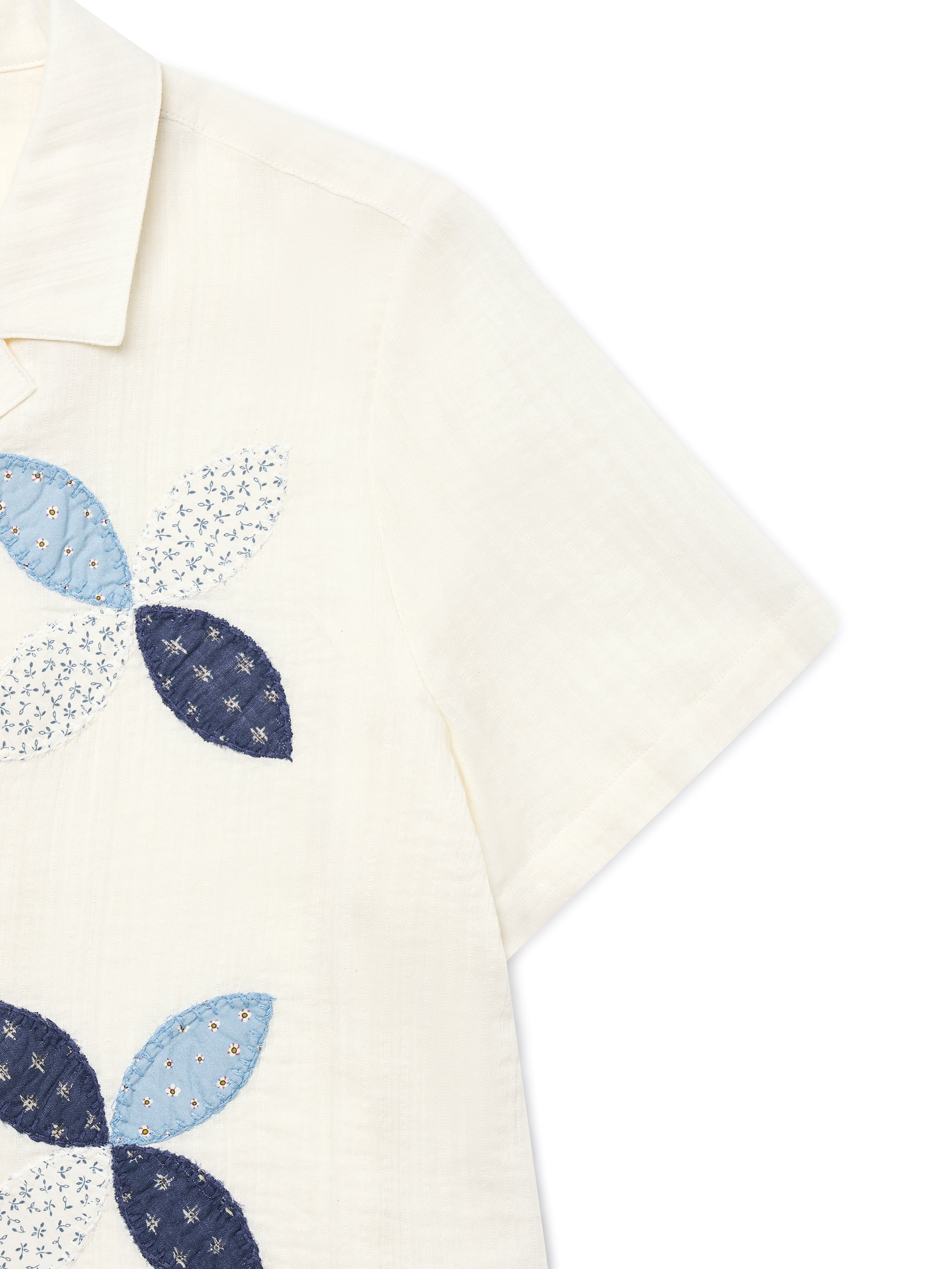Hand-Stitched Patchwork Shirt