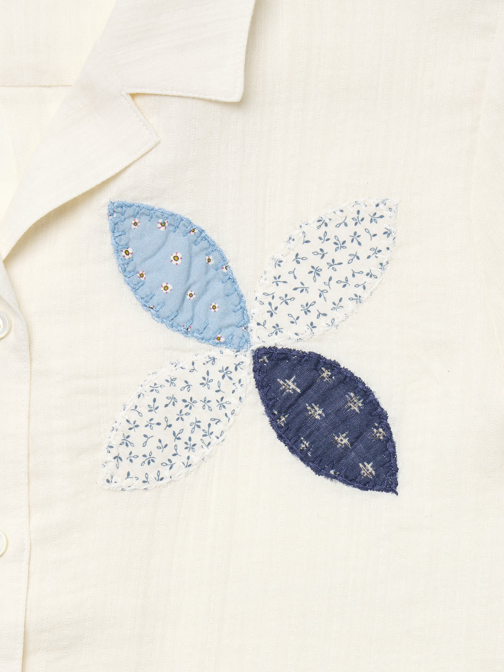 Hand-Stitched Patchwork Shirt