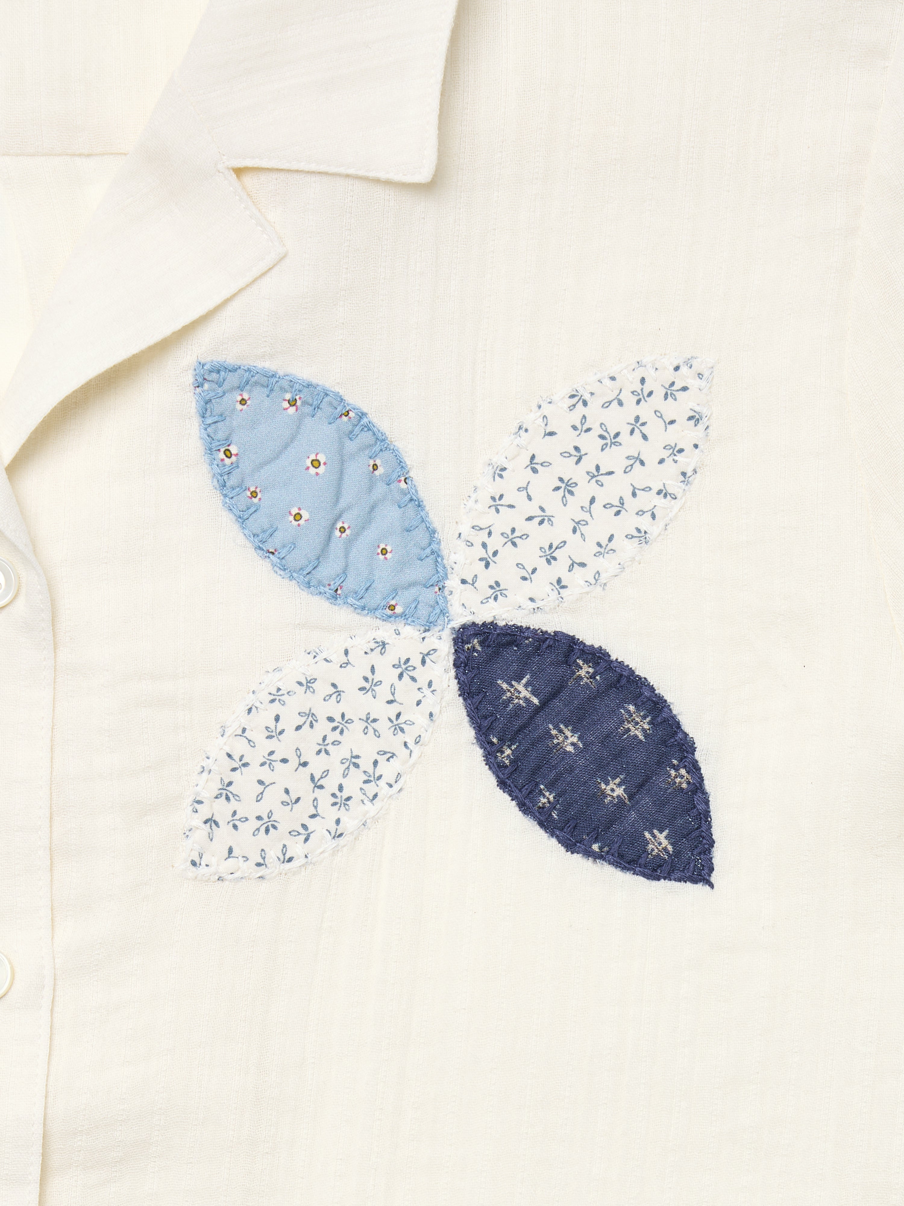 Hand-Stitched Patchwork Shirt